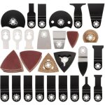 100pcs lame de scie menuiserie multifonction dent outil oscillant pour dremel fein bosch