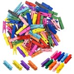 100pcs mini pinces � linge en boispinces � linge color�esphoto d�cor pinces en boispinces � linge en ...