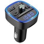 100pcsnsmetteur fm bluetooth kit bluetooth voiture sans fil adaptateur metteur radio avec appel mains ...