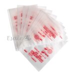 100pcs poche  douille sachet jetable dcoration crme patisserie gateau 17x29cm
