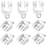 100pcs tringle � rideaux de plafond flexible pliable rideau rail rouleaux rail de rideaux en plastique ...