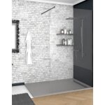100x90 cm receveur de douche en r�sine rectangulaire avec cadre gris clair 100 x 90 x 6 cm