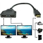 1080p port hdmi mâle à 2 femelle 1 in 2 out splitter câble adaptateur convertisseur ew1184 1080p port hdmi mâle à 2 femelle 1 in 2 out splitter câble adaptateur convertisseur ew1184