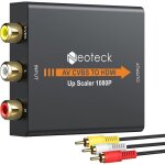 1080p rca vers hdmi adapteur bo�tier m�tallique ntsc pal convertisseur vid�o mini av vers hdmi 3rca / ...