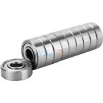 Roulement � billes - 608zz - miniature - �tanche - m�tal blind� - 10pcs - 8x22x7mm
