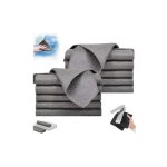10pcs chiffon bayetas espagnol 2 facesmicrofibre et gommechiffon nettoyage magique chiffon vitre sans ...