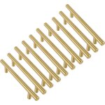 10pcs en dor� acier inoxydable poign�e de meuble cuisine dor� - poign�e de porte cuisine dor�e poign�e ...