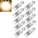Lot de 10 ampoules halog�nes g9 40w 220 - 230v blanc chaud 2800 - 3000k