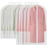Housses de vtements avec zip - freosen - lot de 10 - anti poussire etanche mite humidit