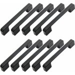 10pcs poign�e meuble entraxe 160mm - poign�e porte cuisine noire poignee barre meuble poignee de cuisine ...
