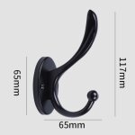 10pcs r�tro crochet m�tal mural porte pat�re manteau accroche pour chambre salle de bain cuisine (noir) ...