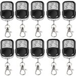 10pcs universelle tlcommande porte de garage portail alarme ba copieuse 433 mhz