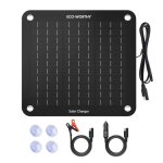 10w 12v mainteneur de batterie de voiture kit panneau solaire portable dentretien de charge avec pinces ...