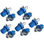 10x ampoule led compteur tableau de bord b8 - 5d t5 lampe avec support bleu tuning auto voiture lumiere ...