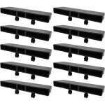 10x embout support latte double 38 x 8 mm plastique pour sommier cadre m�tal embout lit meuble tenon ...