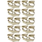 10x embout support latte double long 38 x 8 mm suspendu �lastom�re pour sommier cadre bois embout lit ...