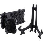10x porte assiette chevalet pour photo tableau livre dcoration de maison atelier 14. 5x12cm en noir