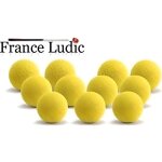 Balles baby foot li�ge jaunes - bonzini - bonzini - lot de 11