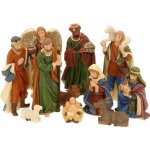 11 figurines de crche de nol - nativit - santons de nol ralistes