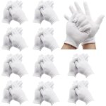 11 paires gants hydratants en coton blanc gants en coton rutilisables pour hydratez vos mains eczma ...