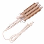 110 - 220v professionnels de haute qualit en cheveux fer  friser les cheveux le triple barillet bigoudi ...