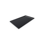 110x80 cm receveur de douche en rsine rectangulaire avec cadre noir 110 x 80 x 6 cm