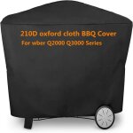 112. 4x64. 1x95. 6cm housse de protection imperméable pour barbecue weber série q2000 q3000 q300 housse ... 112. 4x64. 1x95. 6cm housse de protection imperméable pour barbecue weber série q2000 q3000 q300 housse ...