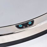 113 couvercle pour poubelle carr automatique avec capteur sensoriel abs chrome 39 x 27 x 10 cm 6314