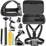 11pcs accessoires pour appareils photo w9 2. 0 wifi 1080p 32 go sport pro action cam�ra 30m �tanche black ...