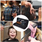 11pcs set de ciseaux coiffure kit coiffure ensemble de ciseaux coiffeur ciseaux dspaississant cape ...