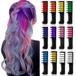 12 couleurs peignes craie cheveux temporaire bright couleur des cheveux cr�me lavable non toxique craie ...
