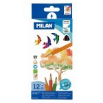 12 crayons de couleur aquarellables milan + 1 pinceau 12 crayons de couleur aquarellables milan + 1 pinceau