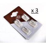 12 crochets adh�sifs autocollants ou fixation pour tringles ou barres � rideaux attache rideau adhesive ...