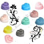 12 fondants coeurs en cire de soja parfums mlangs