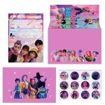 12 invitations anniversaire fille et gar�on - cartes avec enveloppes assorties - id�al pour go�ter danniversai ...