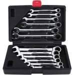 12 pi�ces cl� � cliquet kit doutils 8?19mm cl� mixte professionelle cl� � cliquet cle plate a cliquet ...