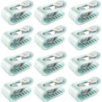 12 pi�ces clips housse de couette anti - d�rapants sans aiguille pour literie accessoires de fixation ...