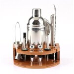 12 pièces cocktail shaker kit shaker à cocktail professionnel ensemble de shaker à cocktail en acier ... 12 pièces cocktail shaker kit shaker à cocktail professionnel ensemble de shaker à cocktail en acier ...
