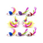 12 pièces jouet chat interieur avec 5 variétés de couleurs chaton jouet souris plumes pet jouet jeux ... 12 pièces jouet chat interieur avec 5 variétés de couleurs chaton jouet souris plumes pet jouet jeux ...