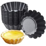 12 pice moules  tartelettes en acier au carbonemoisissure  tarmoule  muffin?moule  tarte pour oeufsmoules ...