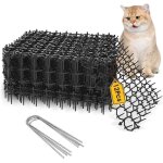 12 pices rpulsif chat - tapis anti chat 1520 cm - avec 8 clous - pour jardin et intrieur anti chiens ...