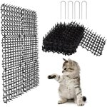 R�pulsif de pointes danimaux - - 12 pi�ces tapis anti - chat jardin - noir - 15. 5 * 20cm