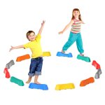 12 pi�ces tremplins pour enfants poutre d�quilibre antid�rapante pour enfants l�quipement de fitness ...