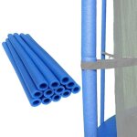 12 pi�ces tube de rembourrage en mousse bleue pour trampoline housse de protection en �ponge pour poteau ...