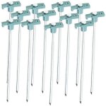 Piquets de tente pour sols durs et pierreux - semptec - 12 pices -  7 mm