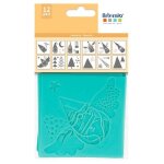 12 pochoirs de nol 9 x 9 cm