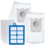 12 sacs pour aspirateur + filtre electrolux philips aeg electrolux e201s e201s philips fc8021 / 03 fc8245 ...