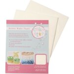 12 wafer paper / feuilles dazymes blanches