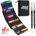120 feutres acryliques avec pochette pour peinture dessin calligraphie coloriage adulte projets artistiques ...