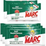 120 lingettes extra - larges anti - bactriennes + 40 serpillres jetables anti - bactriennes